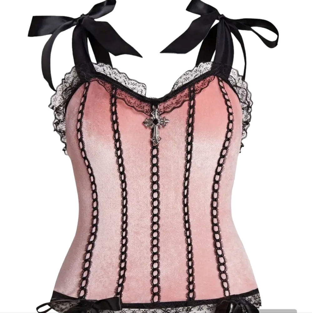 Strappy Tank Top, Gothic Sleeveless Top, Women's Clothing